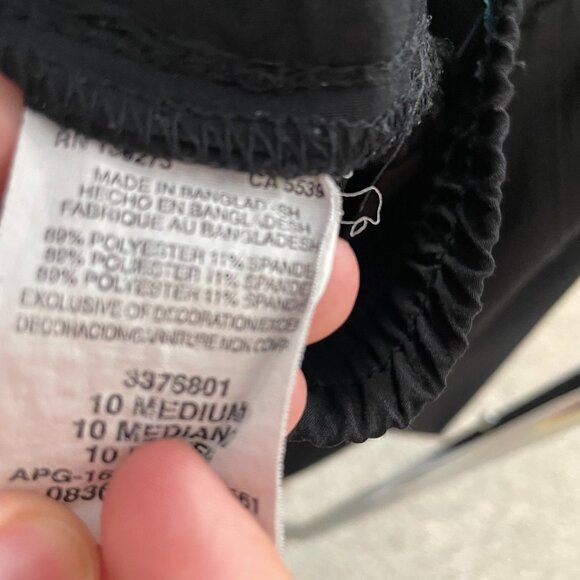 Lee Black Capris size 10 - Picture 6 of 6
